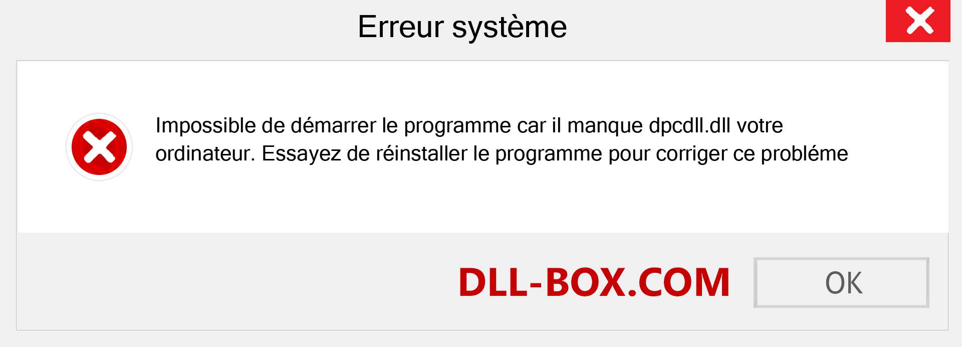 Le fichier dpcdll.dll est manquant ?. Télécharger pour Windows 7, 8, 10 - Correction de l'erreur manquante dpcdll dll sur Windows, photos, images